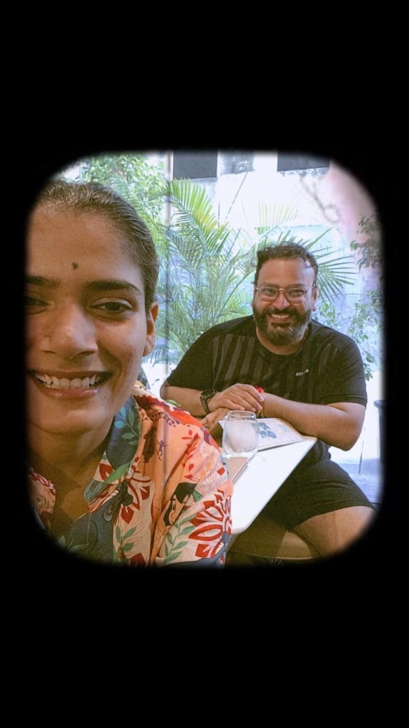 Rahul and Kashish sharing a candid selfie